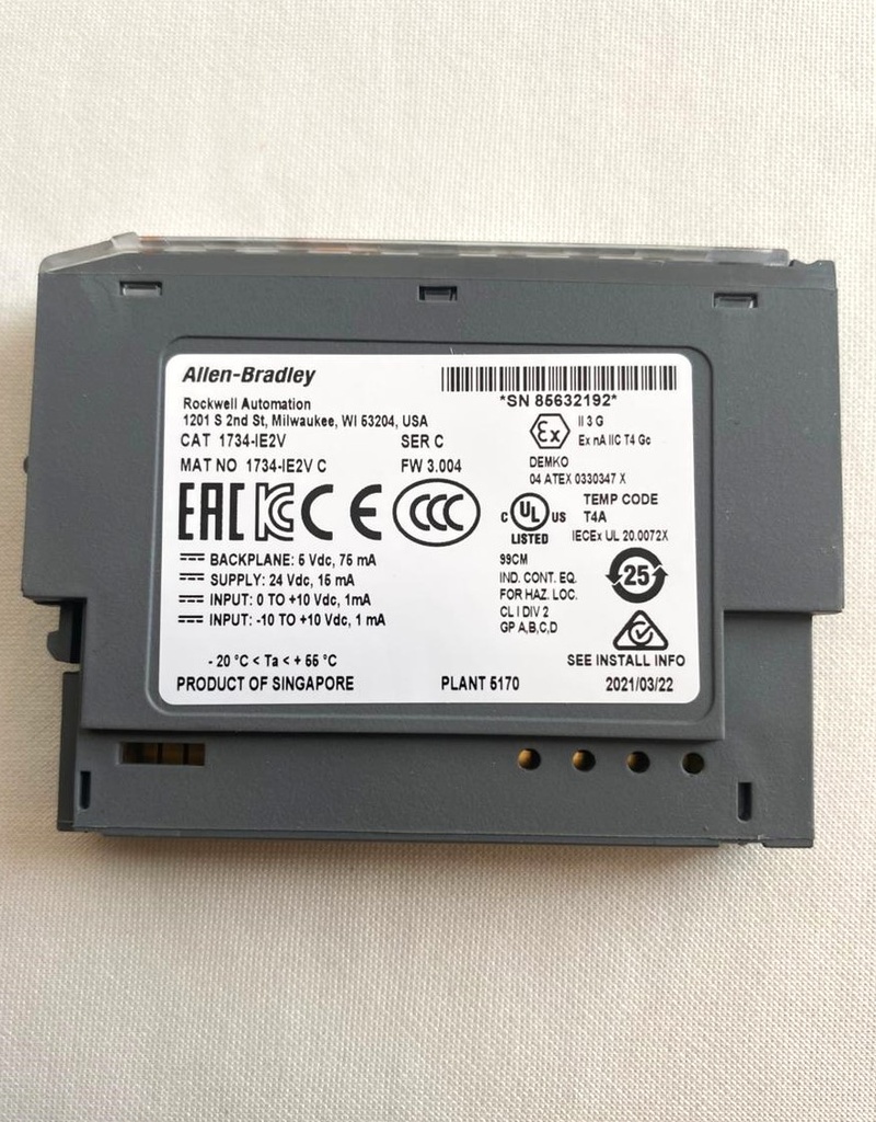 (90459-2508) Remote I/O Analog Input voltage 2pts